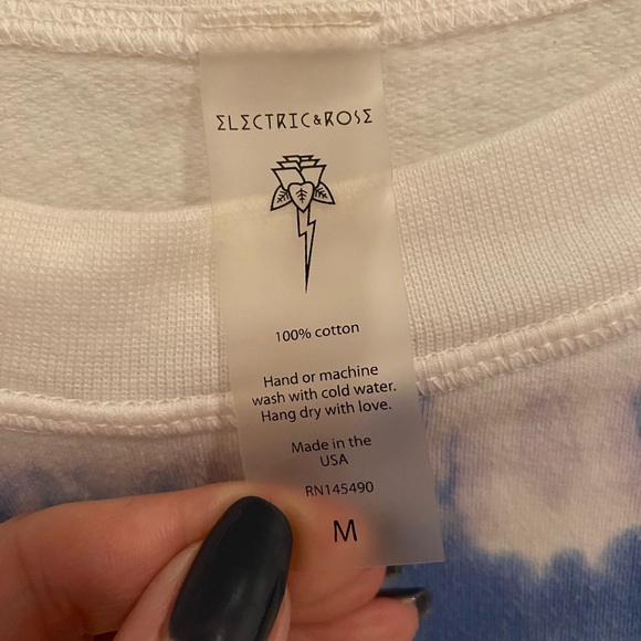 Electric & Rose Captain Tie-Dye Sweatshirt - Picture 4 of 5